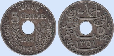5 Centimes 1933
